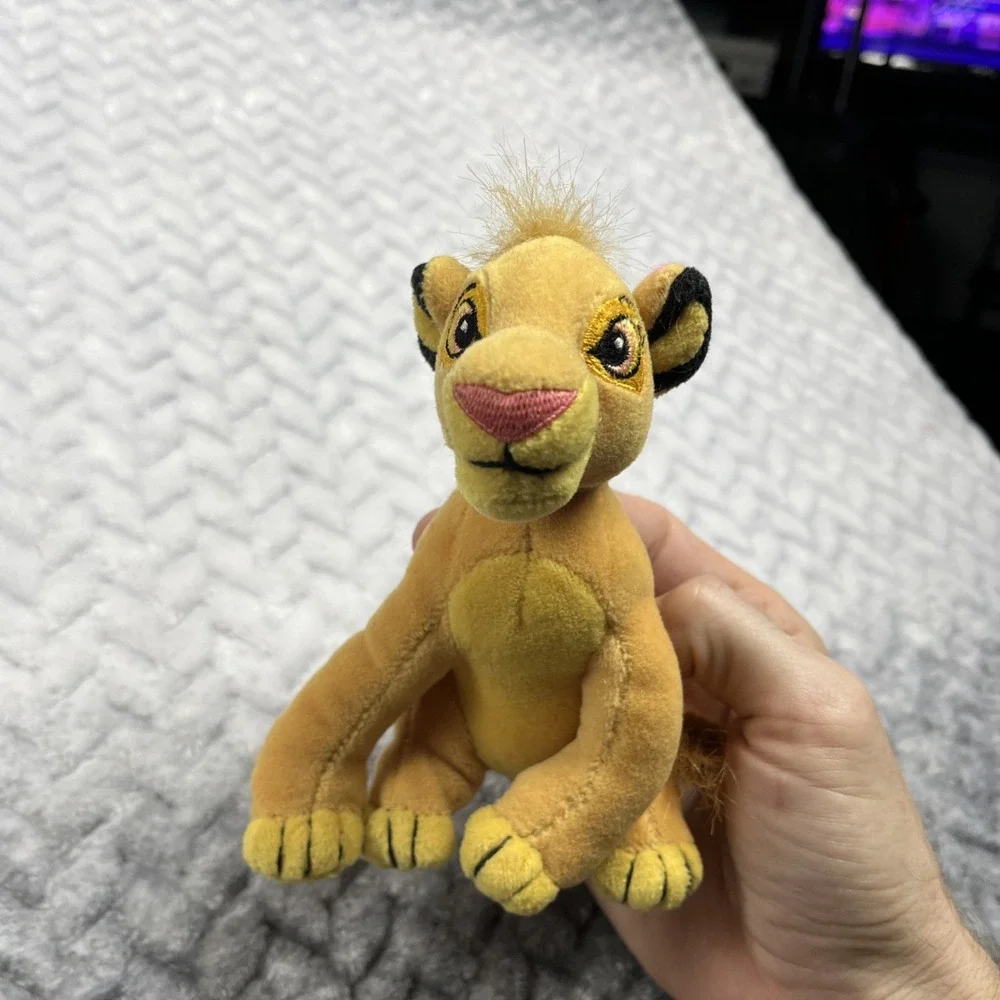 Disney Lion King 4 Plushies Collectible Toy Stuffies Simba x2/Rafiki/Mufasa 5.5" - Picture 9 of 14